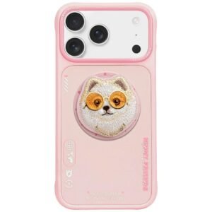 Nimmy Glasses Cool Dog MagSafe Case for iPhone 17 Pro - Pink