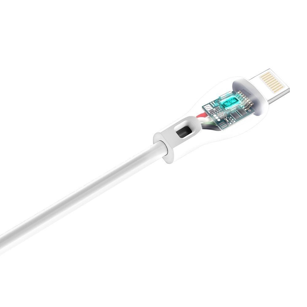 Dudao USB – Lightning kabelis 2.4A, 1 m – baltas (L4L) - Image 12