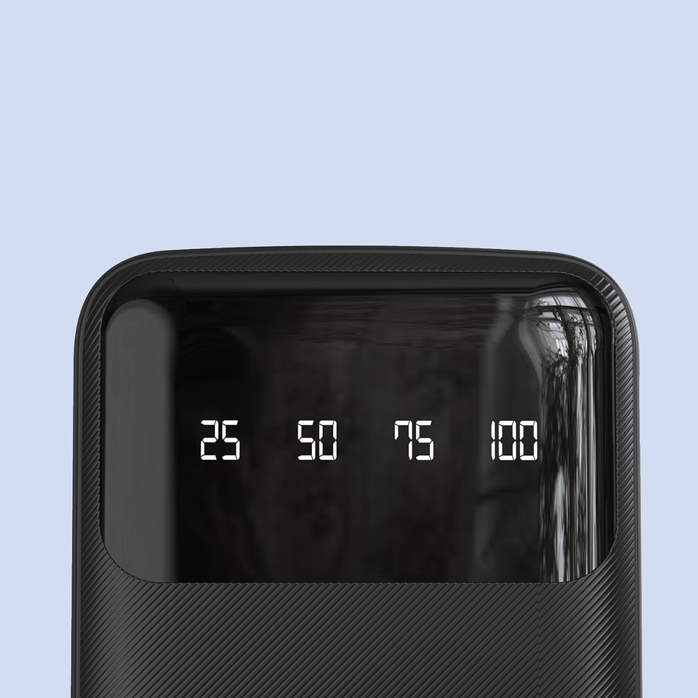 Dudao K6Pro universali išorinė baterija 10000mAh su USB, USB-C ir Lightning kabeliais – juoda - Image 8