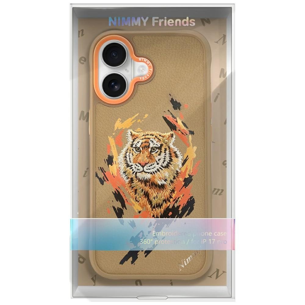 Nimmy Tiger MagSafe dėklas iPhone 17 – šviesiai rudas - Image 7