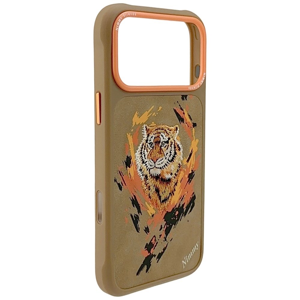 Nimmy Tiger MagSafe dėklas iPhone 17 Pro – šviesiai rudas - Image 6
