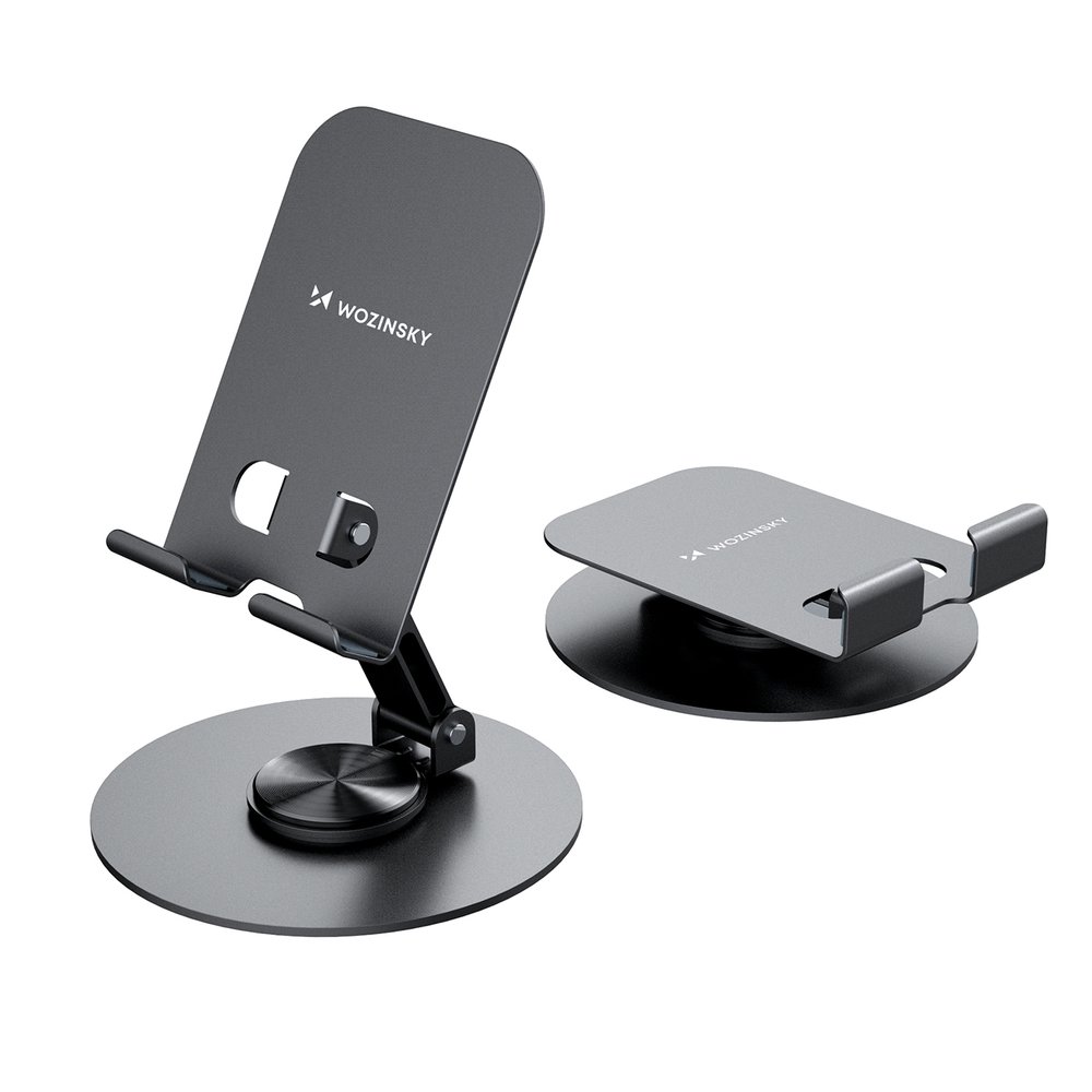 Wozinsky WPT-K95 pasukamas telefono ir planšetės stovas – pilkas - Image 6