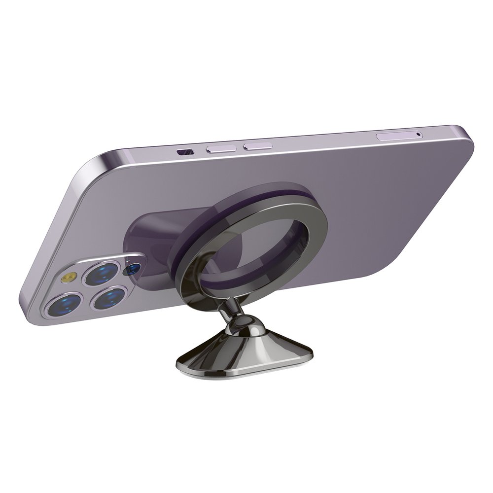 Wozinsky WPT-D19 MagSafe suderinamas automobilinis laikiklis prietaisų skydeliui – pilkas - Image 8