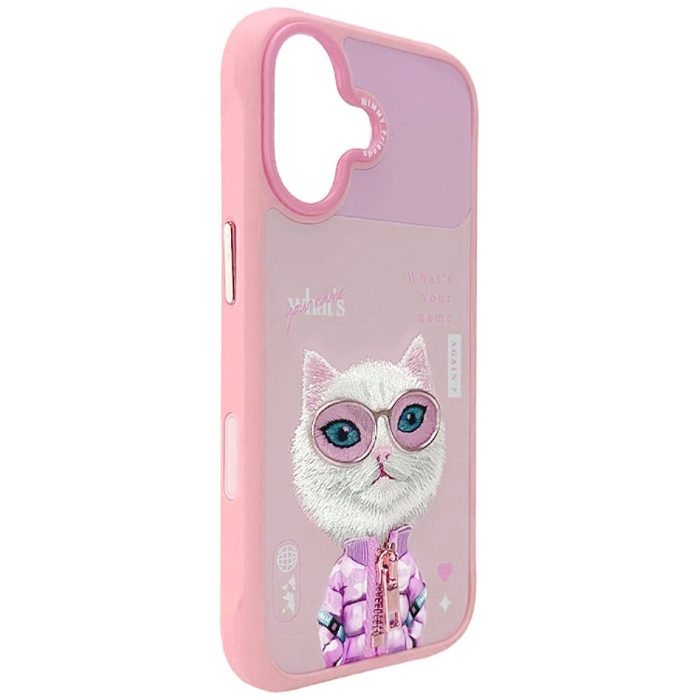 Nimmy Cool&Cute 2.0 Cat dėklas iPhone 17 – rožinis - Image 6