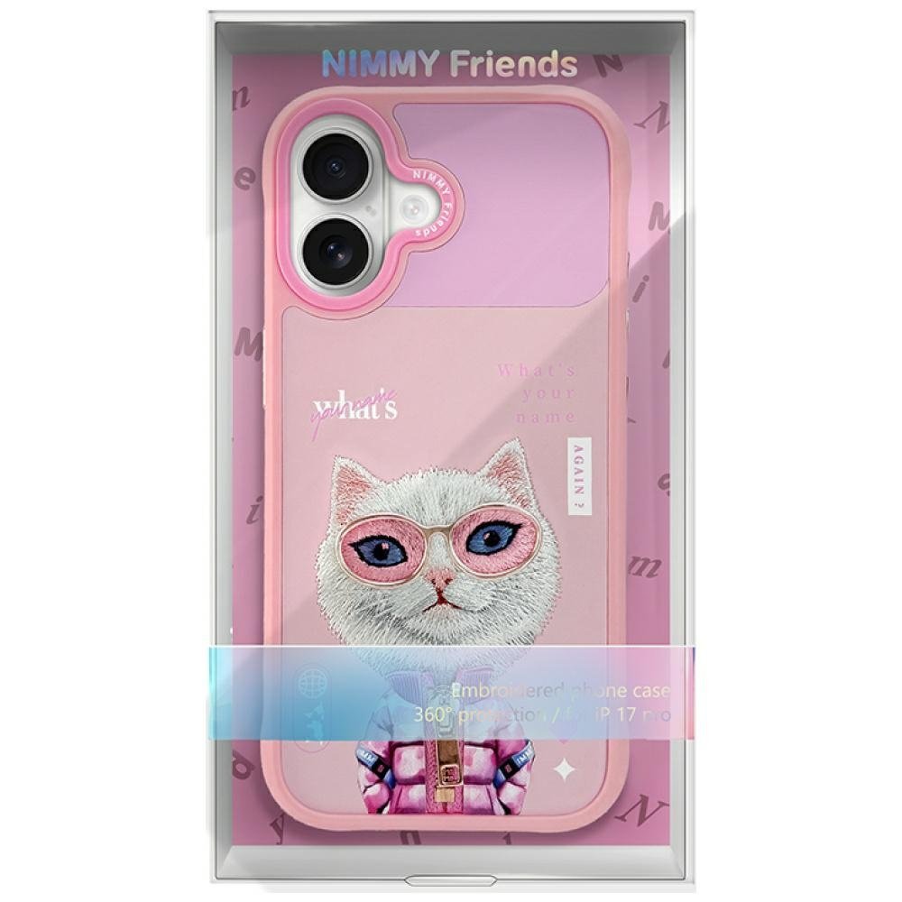 Nimmy Cool&Cute 2.0 Cat dėklas iPhone 17 – rožinis - Image 7