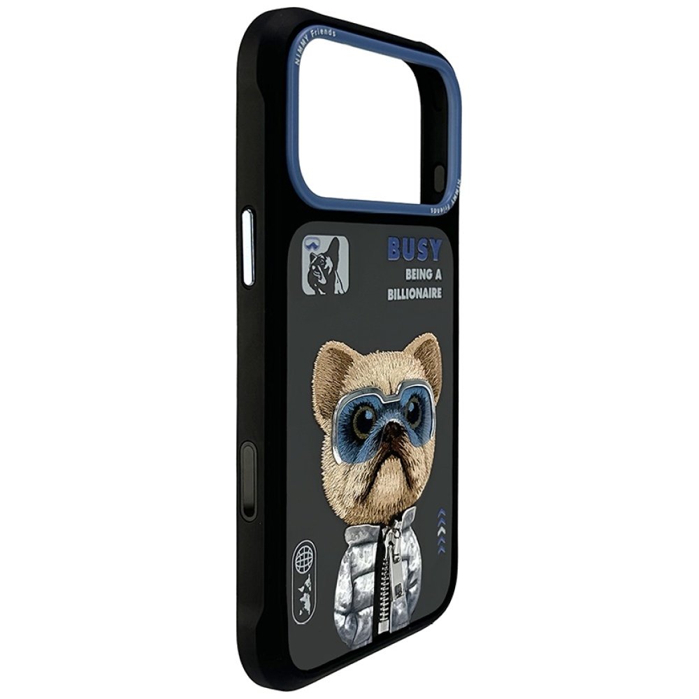 Nimmy Cool&Cute 2.0 Dog dėklas iPhone 17 Pro – juodas - Image 2