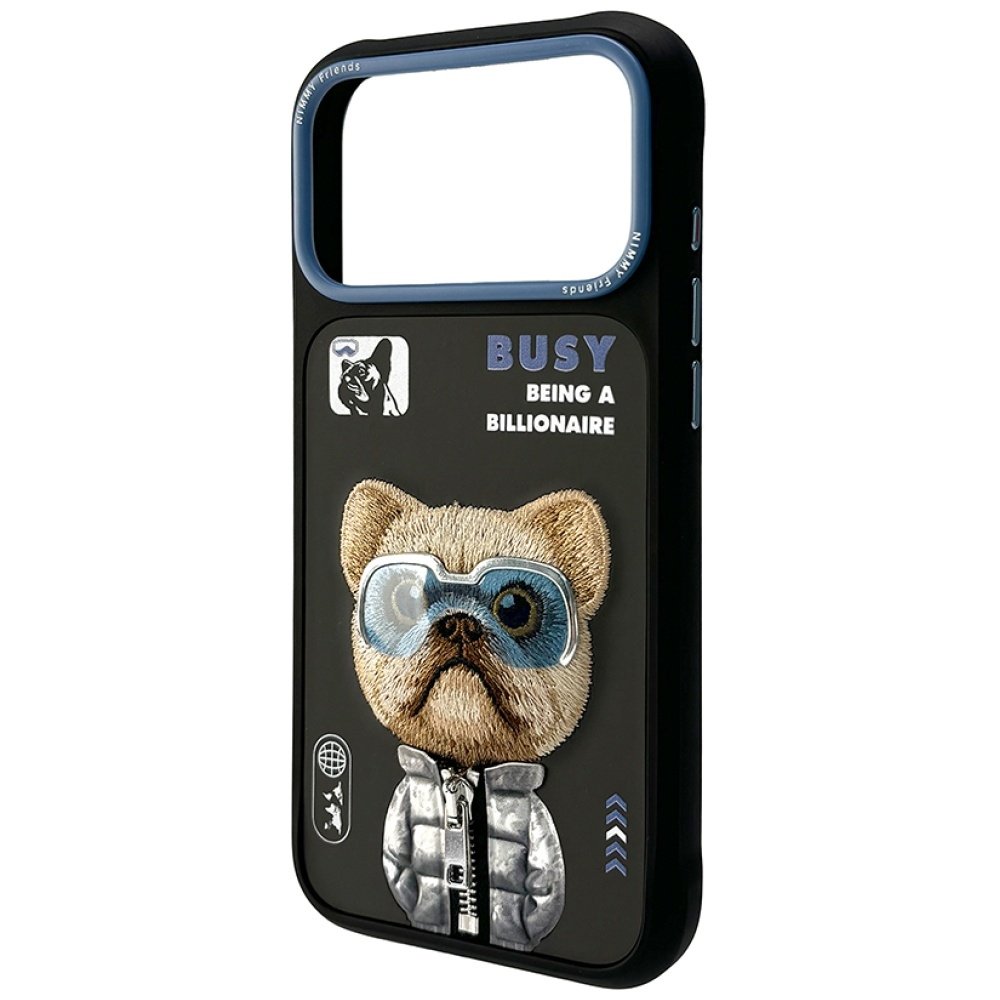 Nimmy Cool&Cute 2.0 Dog dėklas iPhone 17 Pro – juodas - Image 3
