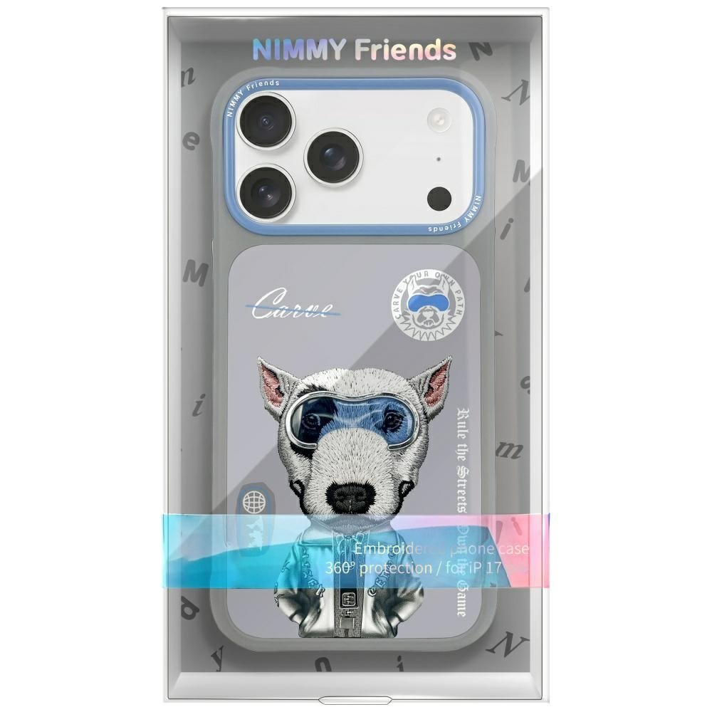 Nimmy Cool&Cute 2.0 Dog dėklas iPhone 17 Pro – pilkas - Image 7