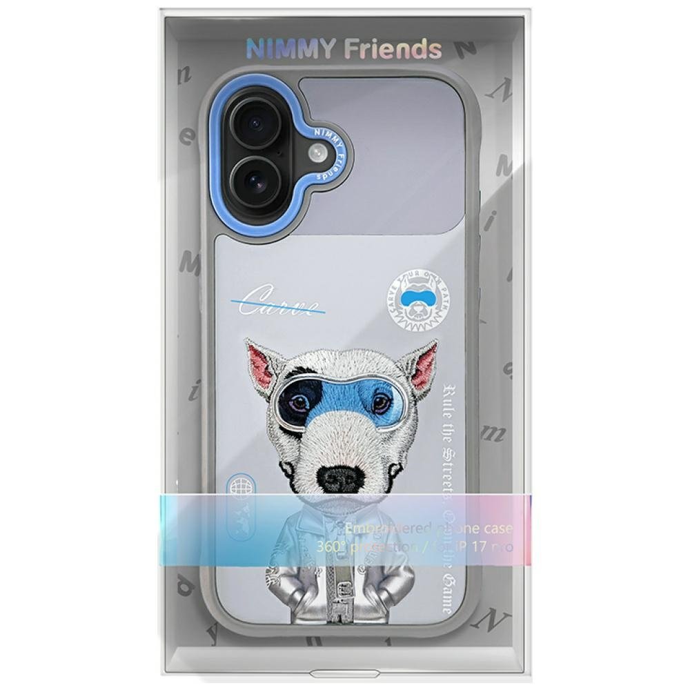 Nimmy Cool&Cute 2.0 Dog dėklas iPhone 17 – pilkas - Image 7