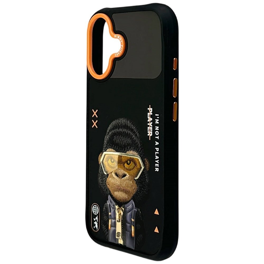 Nimmy Cool&Cute 2.0 Gorilla dėklas iPhone 17 – juodas - Image 4