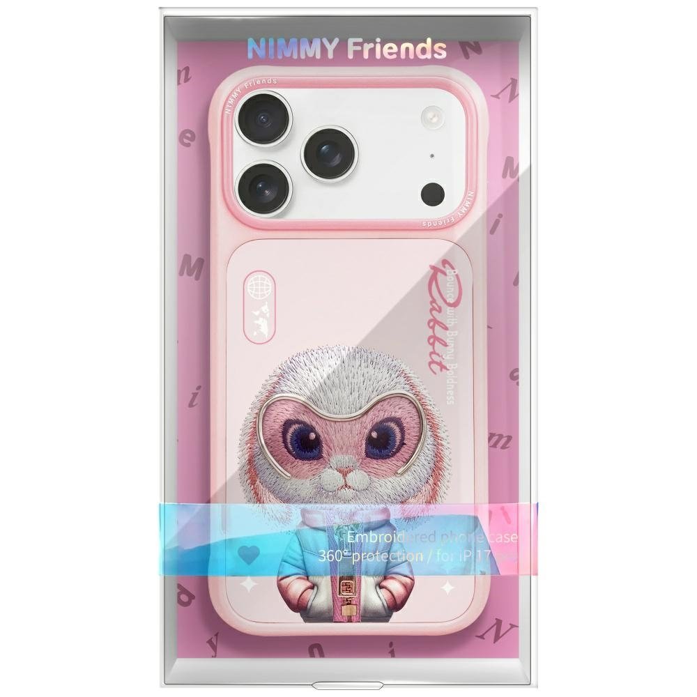 Nimmy Cool&Cute 2.0 Rabbit dėklas iPhone 17 Pro – rožinis - Image 7