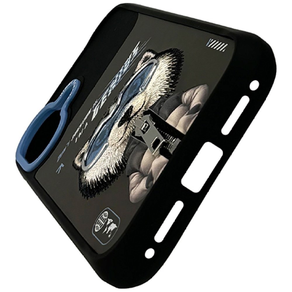Nimmy Cool&Cute 2.0 Wolf dėklas iPhone 17 – juodas - Image 3