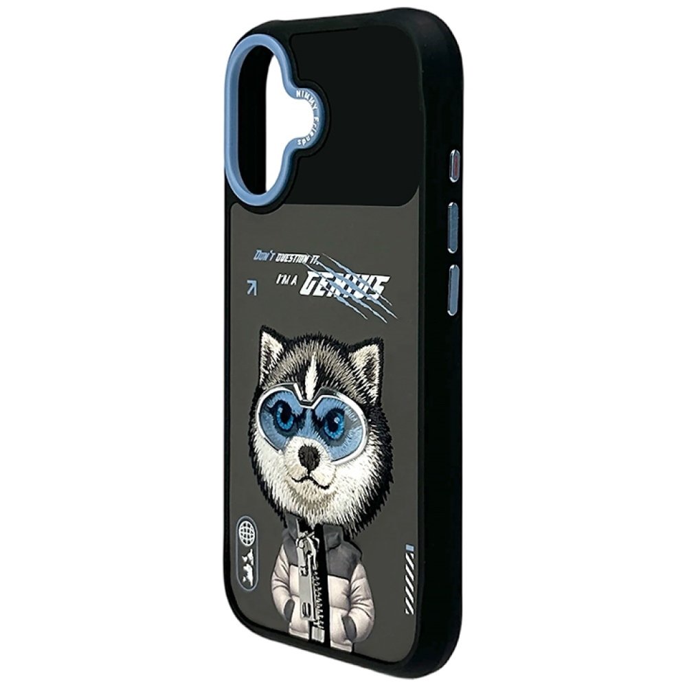 Nimmy Cool&Cute 2.0 Wolf dėklas iPhone 17 – juodas - Image 5