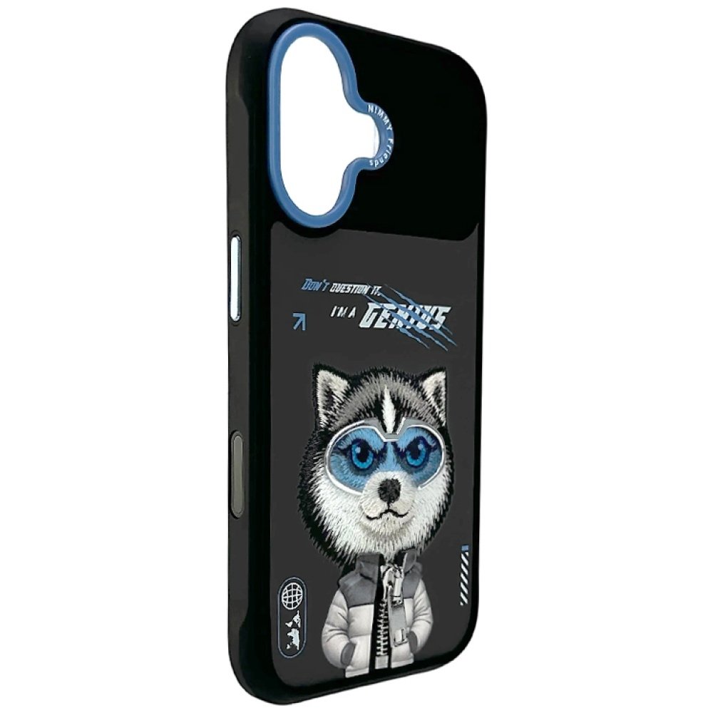 Nimmy Cool&Cute 2.0 Wolf dėklas iPhone 17 – juodas - Image 6