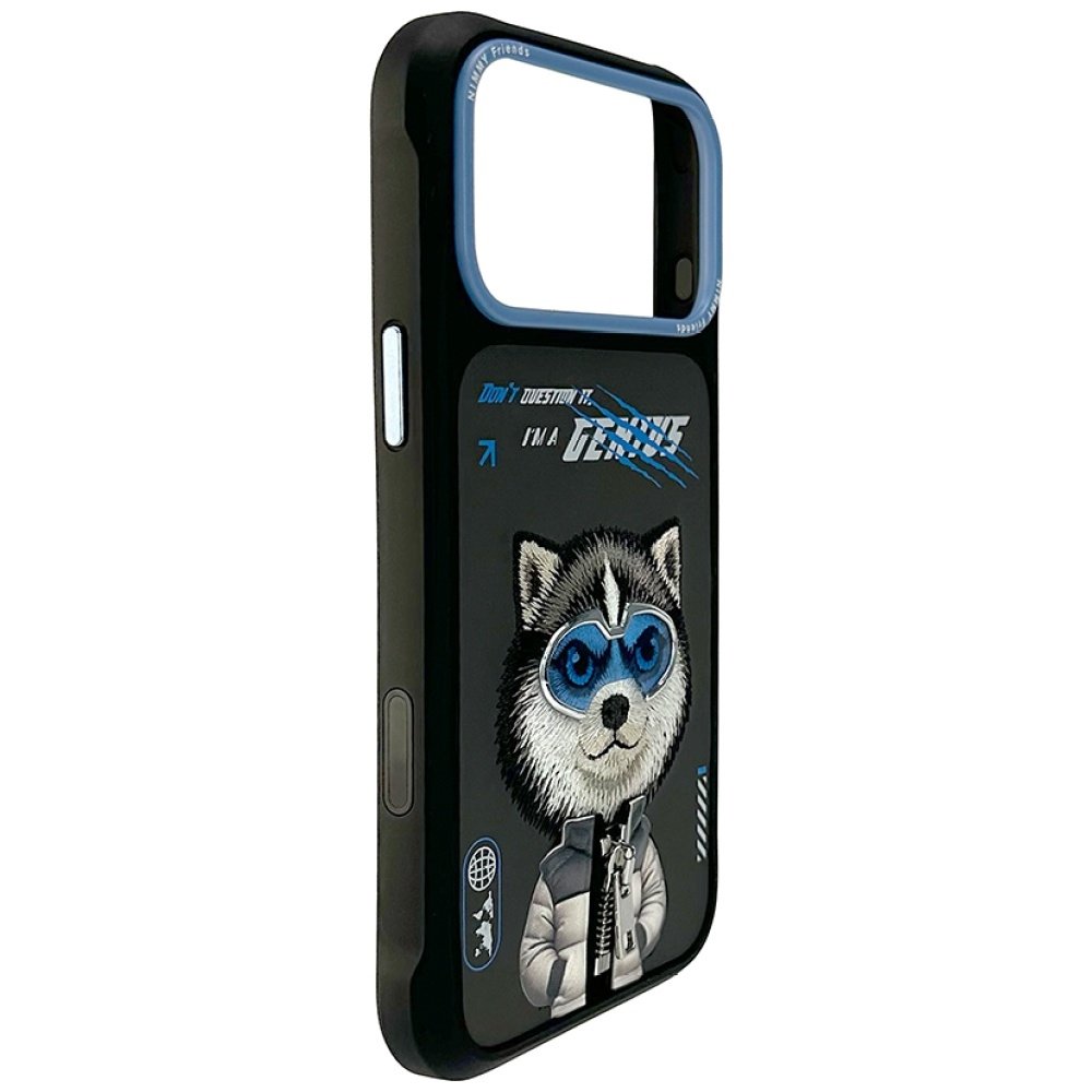 Nimmy Cool&Cute 2.0 Wolf dėklas iPhone 17 Pro – juodas - Image 2