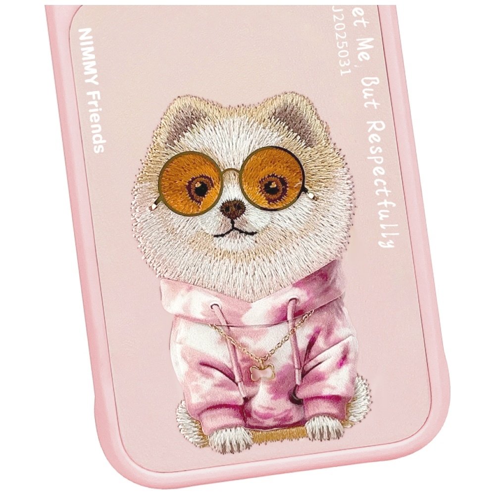 Nimmy Glasses Cool Dog dėklas iPhone 17 Pro Max – rožinis - Image 5
