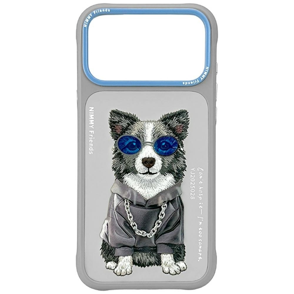 Nimmy Glasses Cool Nag Case for iPhone 17 Pro Max - Gray