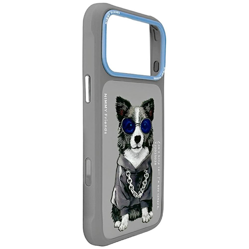 Nimmy Glasses Cool Dog dėklas iPhone 17 Pro Max – pilkas - Image 6
