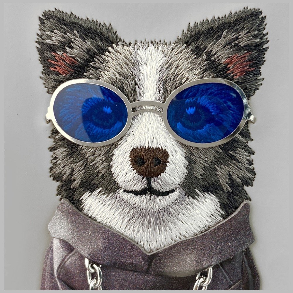 Nimmy Glasses Cool Dog dėklas iPhone 17 – pilkas - Image 6