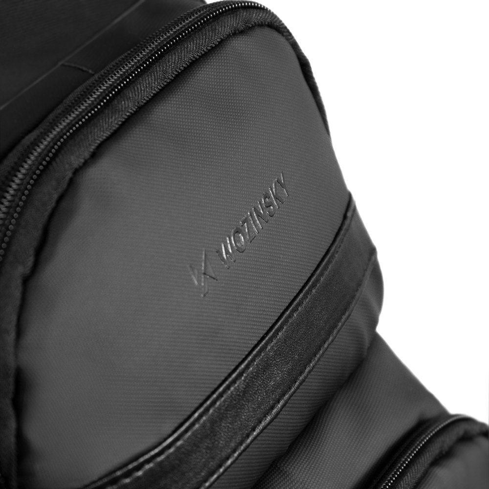 Wozinsky WPW-20L kuprinė su 15” nešiojamojo kompiuterio skyriumi, 40 × 20 × 25 cm, rankiniam bagažui – juoda - Image 12