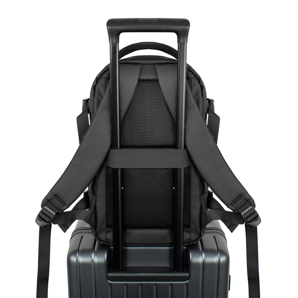 Wozinsky WPW-20L kuprinė su 15” nešiojamojo kompiuterio skyriumi, 40 × 20 × 25 cm, rankiniam bagažui – juoda - Image 7