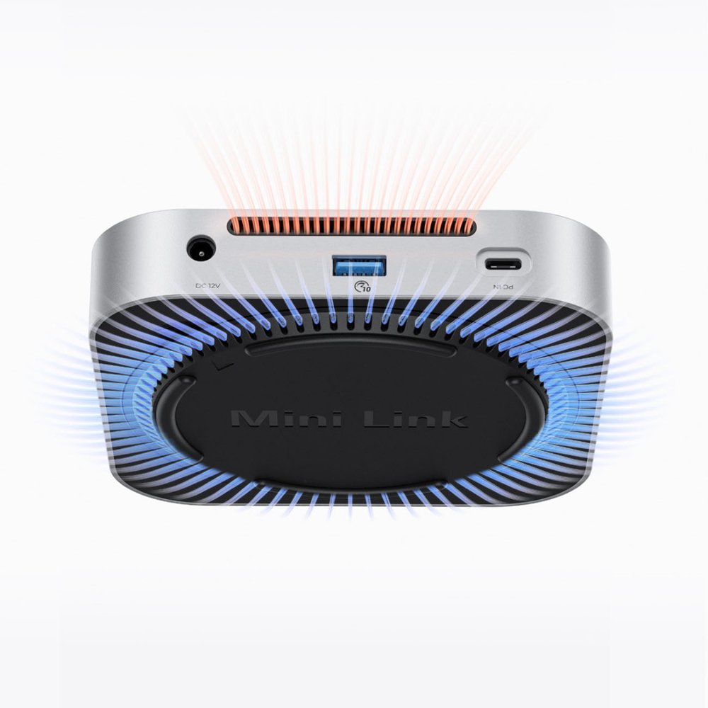 Orico MiniLink 9-in-1 prijungimo stotelė su M.2 SSD disko lizdu – sidabrinė - Image 4