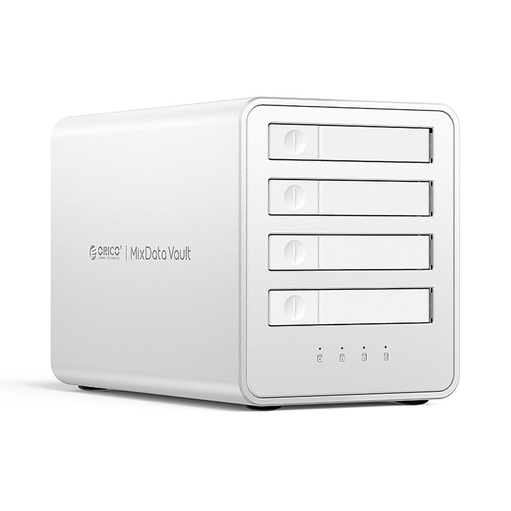 Orico 8848RC3 DAS Series 4-bay 2.5" HDD/SSD/M.2 SATA/mSATA Disk Array - White