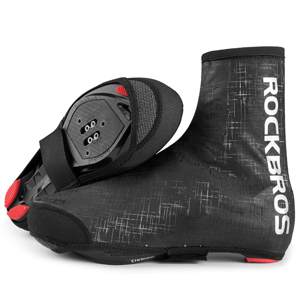 Rockbros LF1081 Windproof Waterproof Shoe Covers 42-46 cm - Black