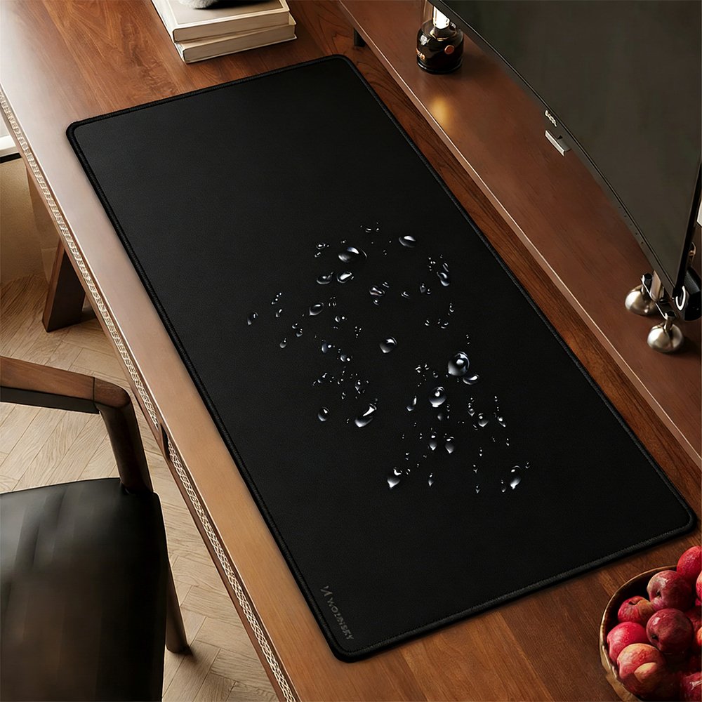 Wozinsky WPD-B1000 XXL žaidimų pelės kilimėlis 1000 × 500 mm, atsparus vandeniui – juodas - Image 4