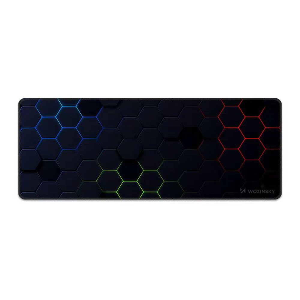 Wozinsky WPD-B800 žaidimų pelės kilimėlis 800 × 300 mm su raštu, atsparus vandeniui – juodas - Image 3