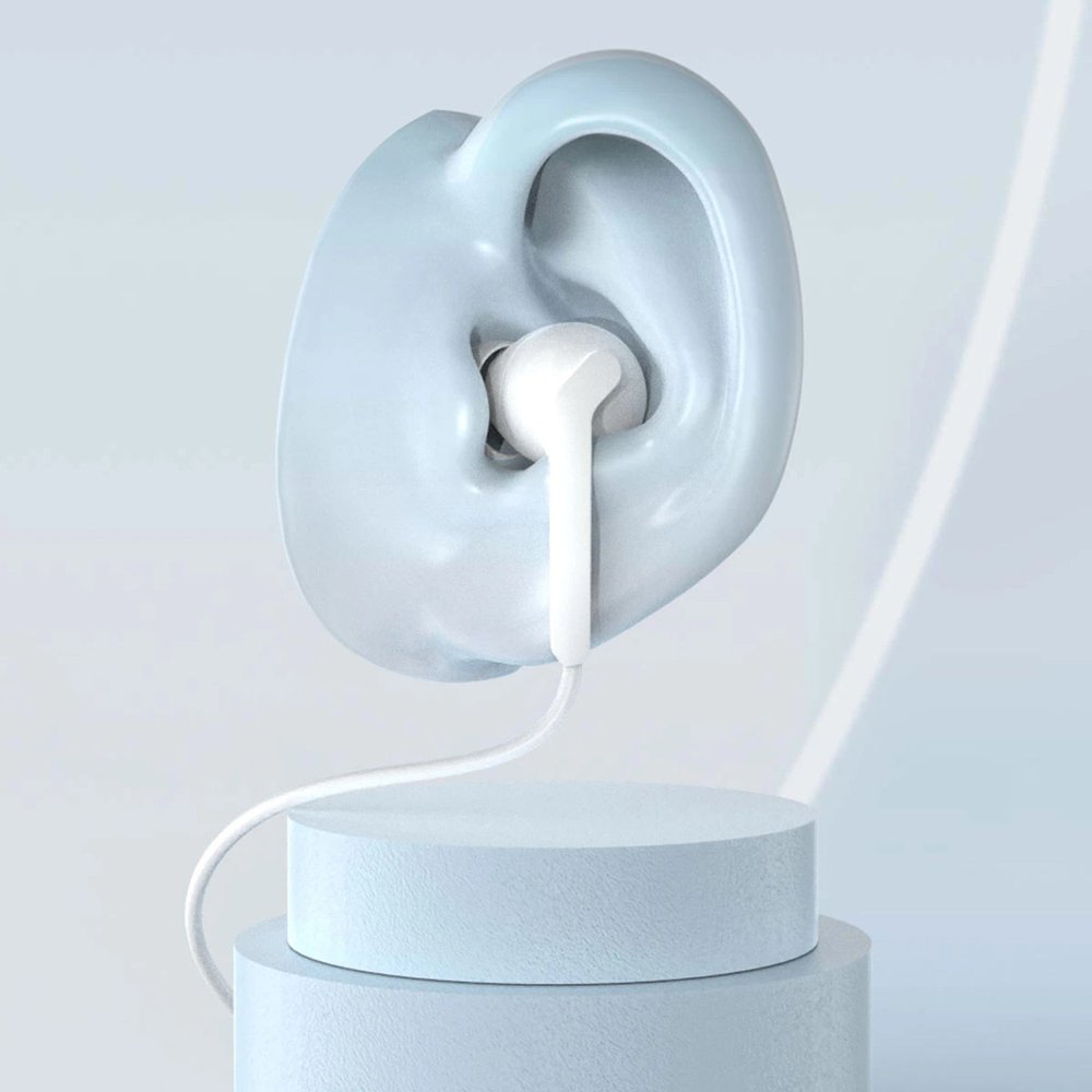3.5mm minijack - white