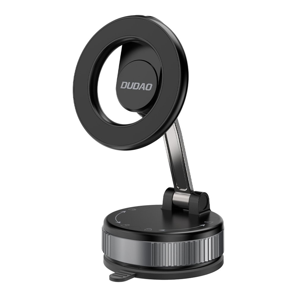 Dudao F24X MagSafe Compatible Car Holder with Suction Cup - Black