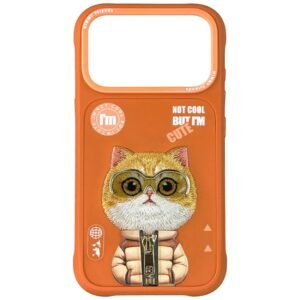 Nimmy Cool&Cute 2.0 Cat Case for iPhone 17 Pro Max - Orange