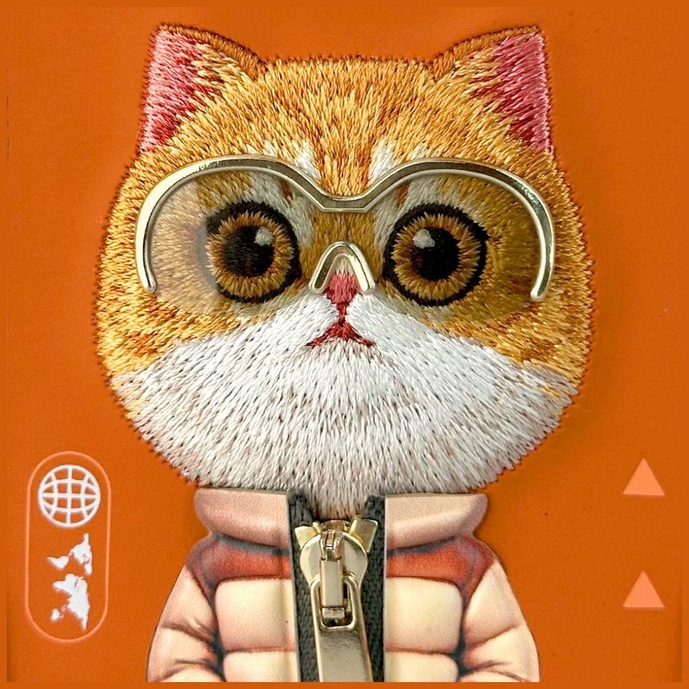 Nimmy Cool&Cute 2.0 Cat dėklas iPhone 17 Pro Max – oranžinis - Image 6