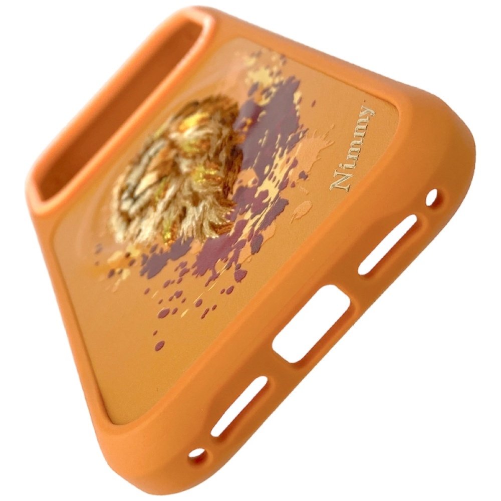 Nimmy Lion MagSafe dėklas iPhone 17 Pro – oranžinis - Image 3