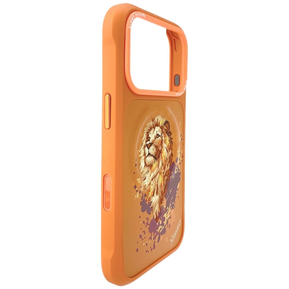 Nimmy Lion MagSafe dėklas iPhone 17 Pro – oranžinis - Image 5