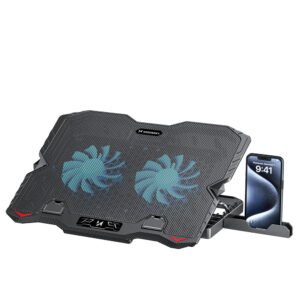 Wozinsky WDCX-015 StormPad RGB Gaming Cooling Laptop Stand - Black