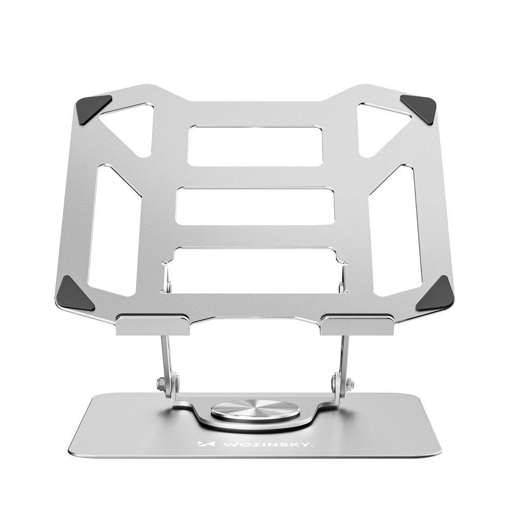 Wozinsky WDCX-X19-AB HardStand 360° pasukamas nešiojamojo kompiuterio ir planšetės stovas – sidabrinis - Image 4