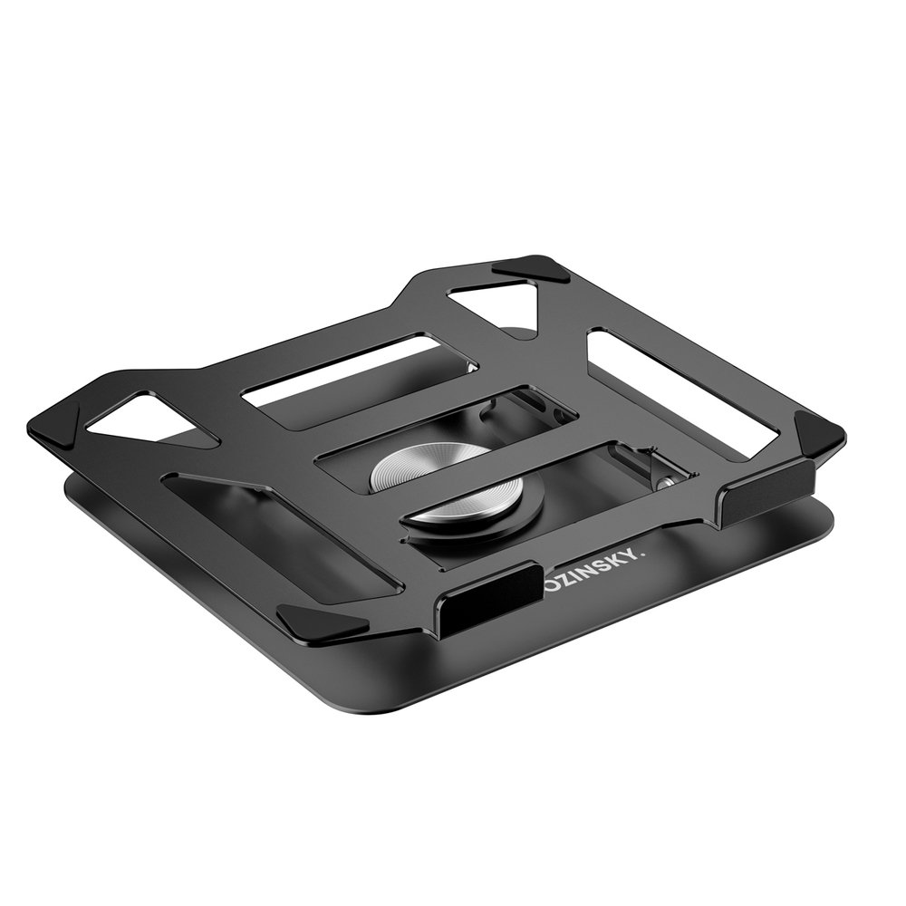 Wozinsky WDCX-X19-AB HardStand 360° pasukamas nešiojamojo kompiuterio ir planšetės stovas – juodas - Image 5