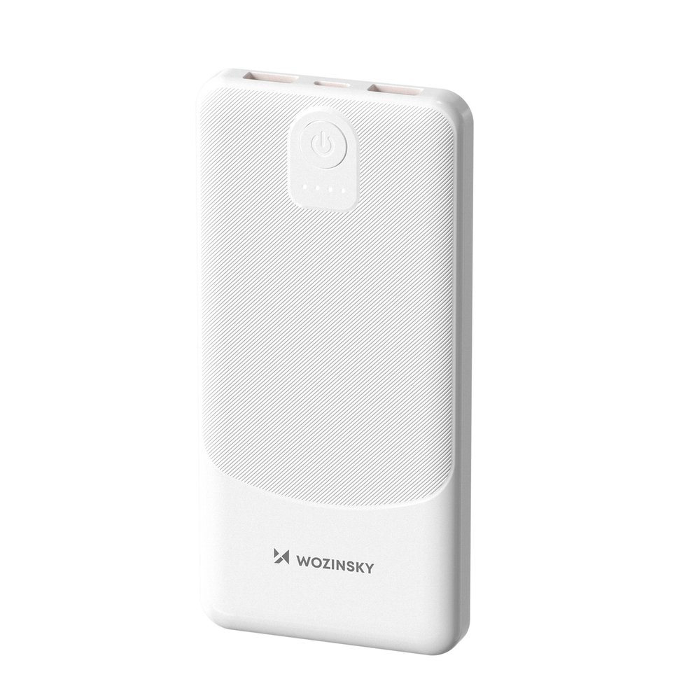 Powerbank Wozinsky Wpower WPBBK-3 10000 mAh 10W 2x USB-A 2A - white