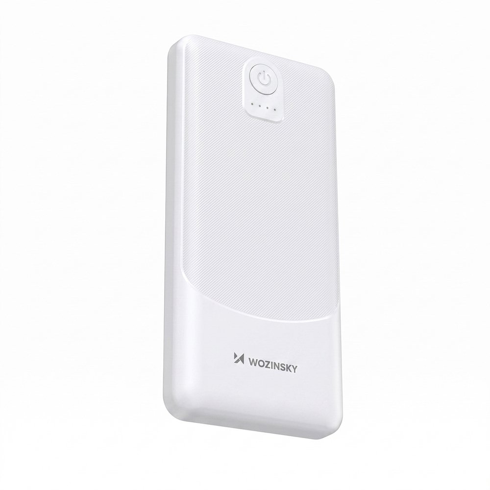 Wozinsky Wpower WPBBK-3 10000 mAh 10 W išorinė baterija su 2×USB-A – balta - Image 2