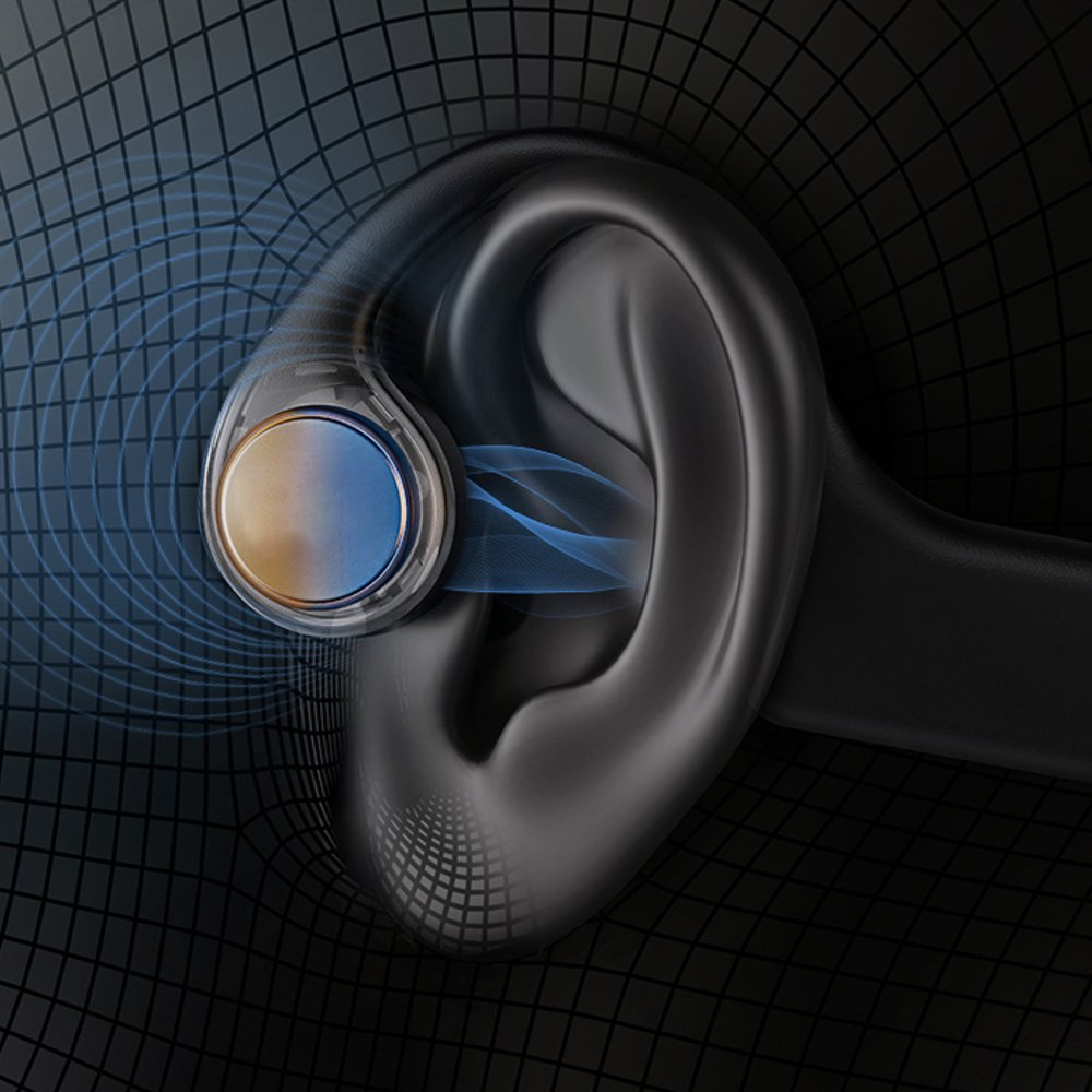 Dudao U22 Bluetooth 5.2 kaulinio laidumo ausinės su lankeliu – juodos - Image 11