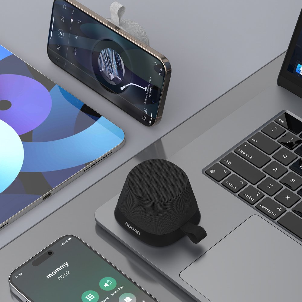 Dudao Y20 belaidė kolonėlė su magnetiniu tvirtinimu ir Bluetooth 5.3 – juoda - Image 5