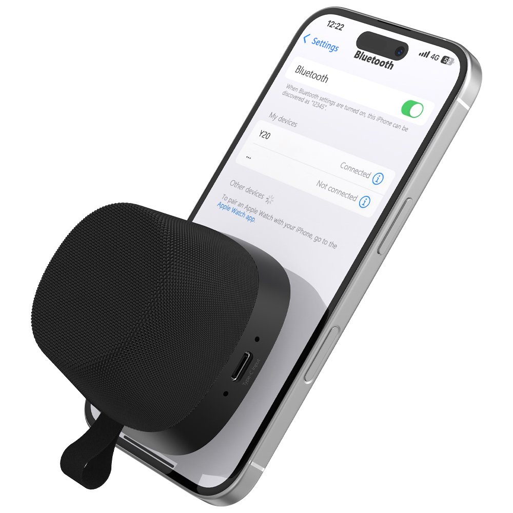 Dudao Y20 belaidė kolonėlė su magnetiniu tvirtinimu ir Bluetooth 5.3 – juoda - Image 7