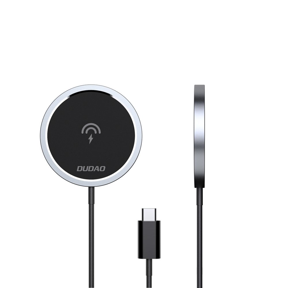 Dudao A12XS 15 W belaidis įkroviklis, suderinamas su MagSafe – juodas - Image 9
