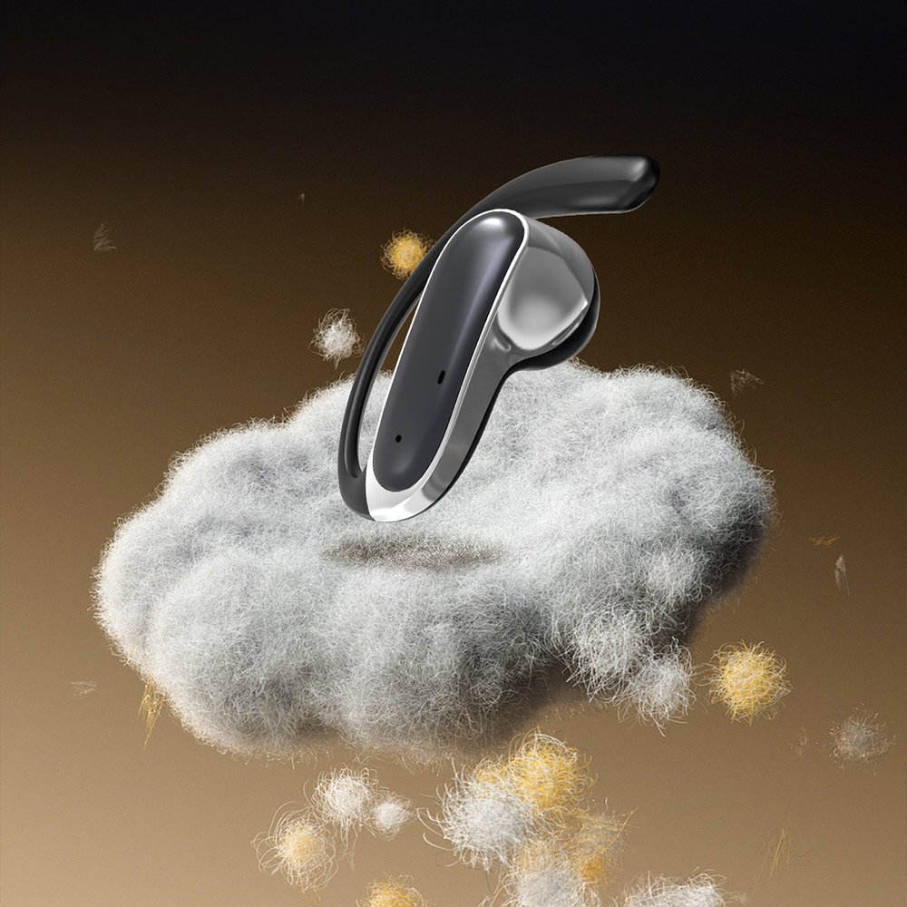 Dudao U17Z Bluetooth 5.3 OWS ausinės su ausų kabliukais – juodos - Image 5