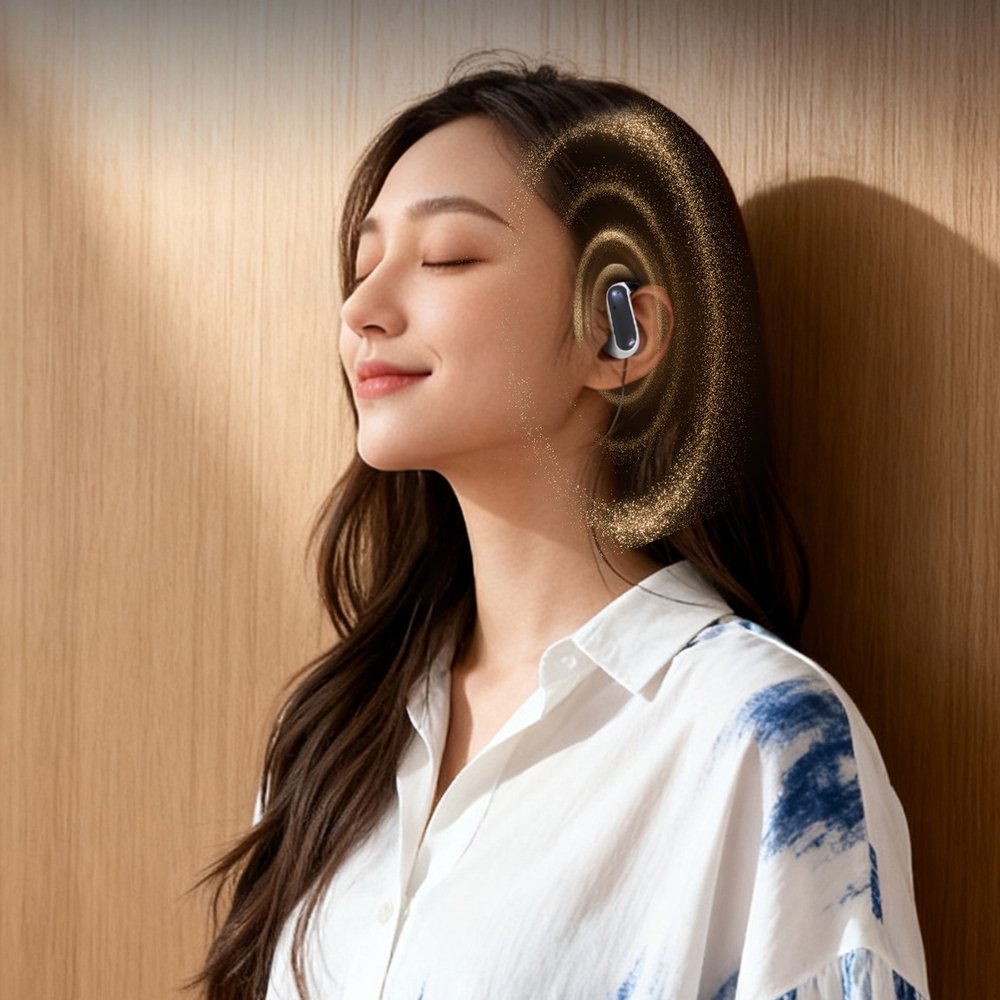 Dudao U17Z Bluetooth 5.3 OWS ausinės su ausų kabliukais – juodos - Image 6
