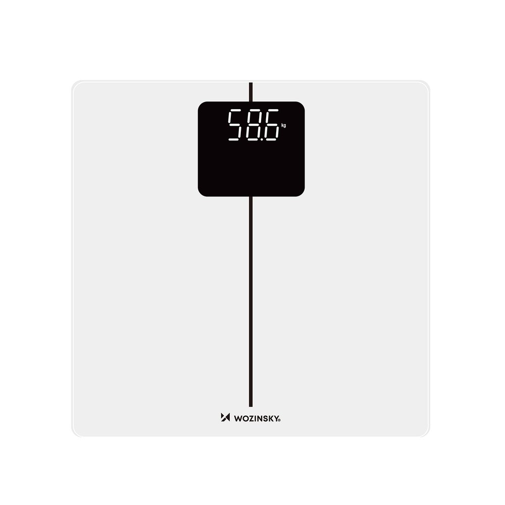 Wozinsky WIWL-180 išmaniosios Bluetooth vonios svarstyklės – baltos - Image 2