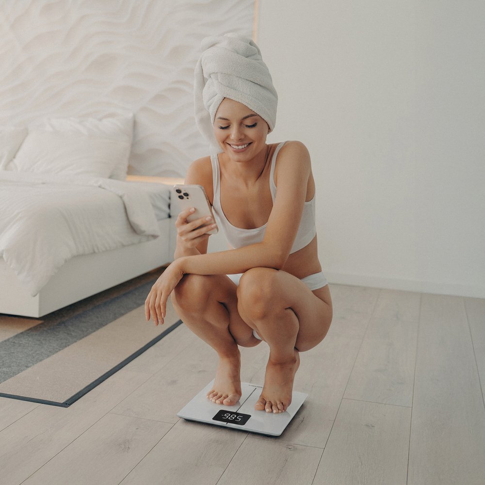Wozinsky WIWL-180 išmaniosios Bluetooth vonios svarstyklės – baltos - Image 4