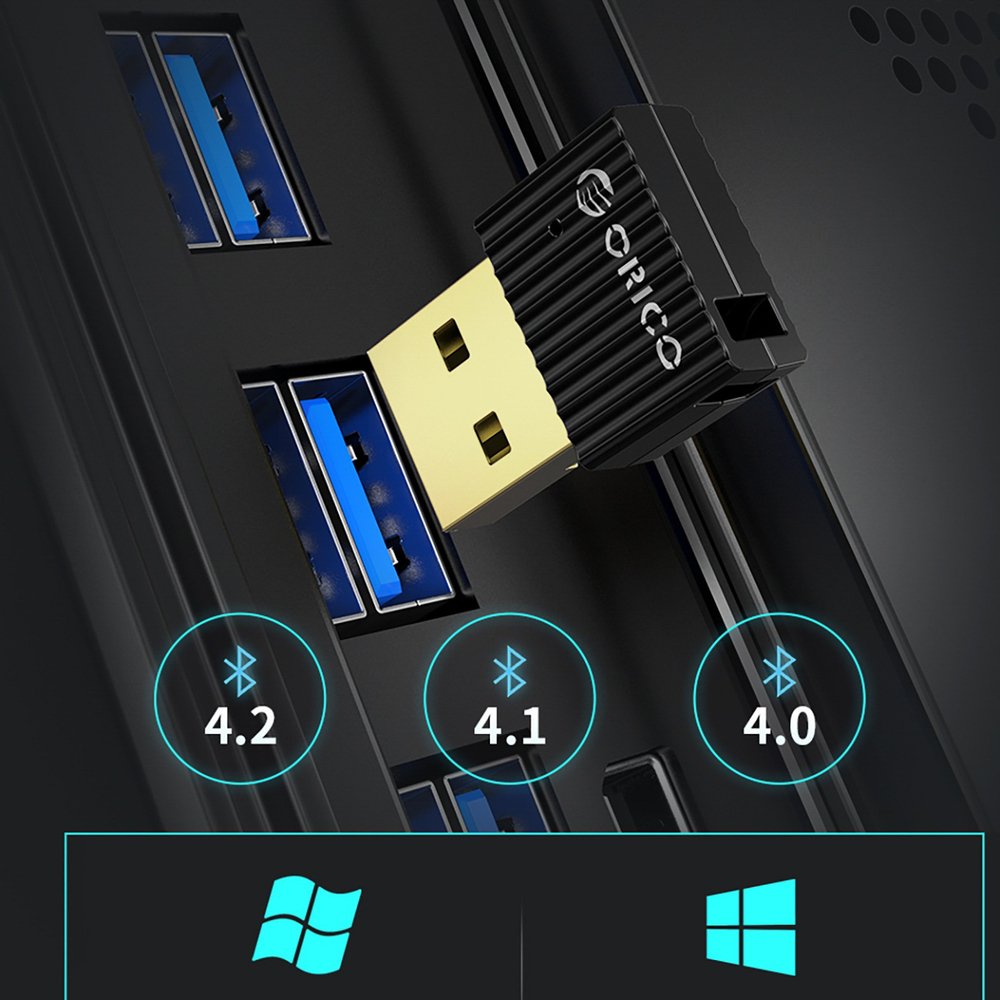 Orico BTA-53 Bluetooth 5.3 USB-A adapteris – juodas - Image 11